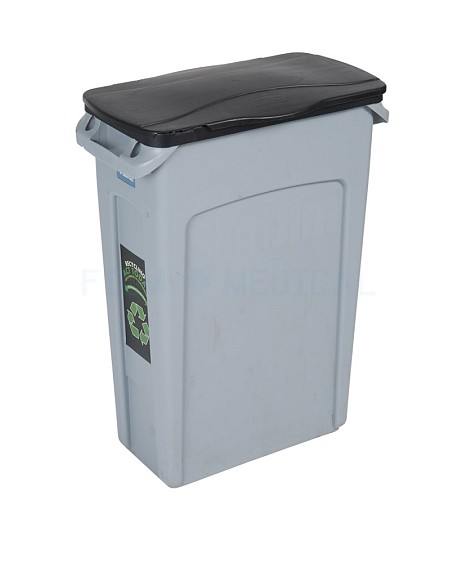 Grey Recycling Bin